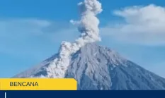Waspada! Gunung Semeru Erupsi Dua Kali Pagi Ini