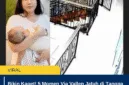 Bikin Kaget! 5 Momen Via Vallen Jatuh di Tangga Gendong Bayi