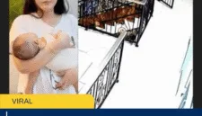 Bikin Kaget! 5 Momen Via Vallen Jatuh di Tangga Gendong Bayi
