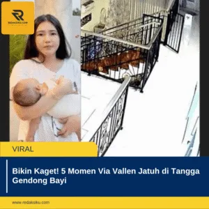 Bikin Kaget! 5 Momen Via Vallen Jatuh di Tangga Gendong Bayi
