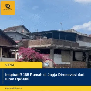 Inspiratif! 165 Rumah di Jogja Direnovasi dari Iuran Rp2.000