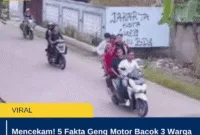 Mencekam! 5 Fakta Geng Motor Bacok 3 Warga di Jakpus