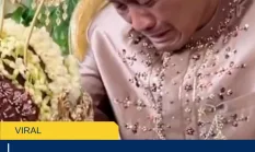 Niat Lap Air Mata, Bapak Pengantin Ini Malah Ambil Rokok! Momen Haru Auto Jadi Ngakak