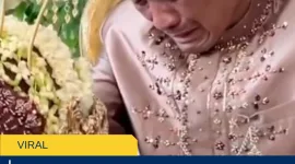 Niat Lap Air Mata, Bapak Pengantin Ini Malah Ambil Rokok! Momen Haru Auto Jadi Ngakak