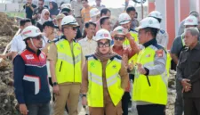 Kapolres Barru Dampingi Bupati Tinjau Proyek Sekolah Rakyat