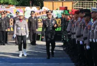 Polres Barru memperingati Hari Bhayangkara ke-80 dengan menggelar upacara yang berlangsung khidmat di halaman Mapolres Barru.