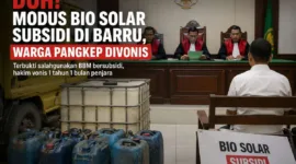 Wah, Ternyata! Penimbunan Solar Subsidi di Barru Berujung Penjara