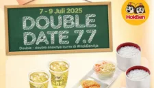 Inilah promo HokBen Double Date 7.7 yang menawarkan dua pilihan paket favorit dengan harga hemat. (Foto: Instagram @hokben_id)