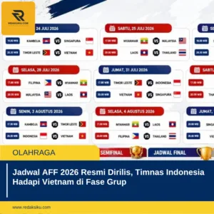Jadwal AFF 2026 Resmi Dirilis, Timnas Indonesia Hadapi Vietnam di Fase Grup Jadwal AFF 2026 Resmi Dirilis, Timnas Indonesia Hadapi Vietnam di Fase Grup