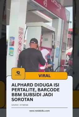 Alphard Diduga Isi Pertalite, Barcode BBM Subsidi Jadi Sorotan
