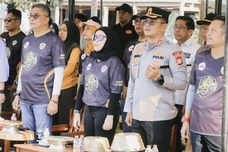 Bupati Cup III Resmi Bergulir, Kapolres Barru Turut Hadir