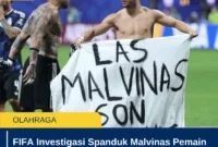 FIFA Investigasi Spanduk Malvinas Pemain Argentina