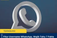 Fitur Username WhatsApp, Wajib Tahu 7 Fakta Cara Kerja dan Keamanannya