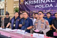 Ditreskrimsus Polda Jambi mengungkap kasus dugaan tindak pidana pembobolan Bank Jambi, berikut kronologi lengkapnya. (Foto: Dok. Polda Jambi)