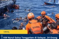 KM Nurul Salsa Tenggelam di Selayar, 24 Orang Masih Hilang