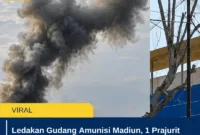Ledakan Gudang Amunisi Madiun, 1 Prajurit Gugur dan 6 Terluka