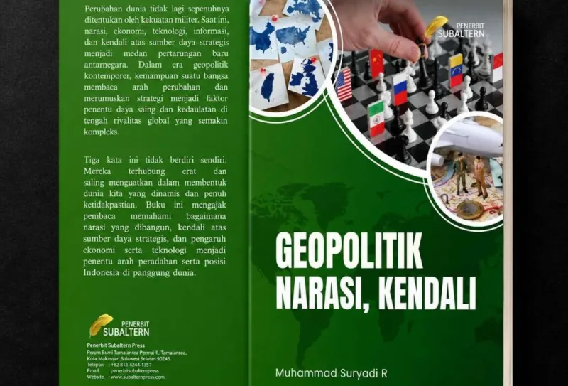 Muhammad Suryadi R Terbitkan Buku Geopolitik, Narasi, Kendali, Bahas Dinamika Global