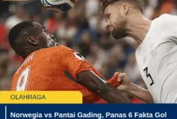 Norwegia vs Pantai Gading, Panas 6 Fakta Gol Telat Haaland