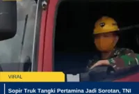 Sopir Truk Tangki Pertamina Jadi Sorotan, TNI Bantu Distribusi BBM di Sumut