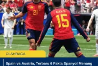 Spain vs Austria, Terbaru 6 Fakta Spanyol Menang 3-0 dan Tantang Portugal