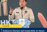 Sudaryono Ditunjuk Jadi Kepala BGN, Ini Alasan Prabowo dan Profil Lengkapnya