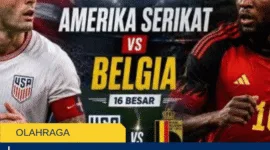 Amerika Serikat vs Belgia, Terbaru 7 Fakta Live 16 Besar Saat Belgia Unggul Sementara