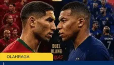 Prancis vs Maroko menjadi salah satu laga panas perempat final Piala Dunia 2026.