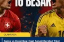 Swiss vs Kolombia: Duel Sengit Berebut Tiket Perempat Final Piala Dunia 2026