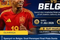Spanyol vs Belgia: Duel Perempat Final Piala Dunia 2026, Pemenang Hadapi Prancis