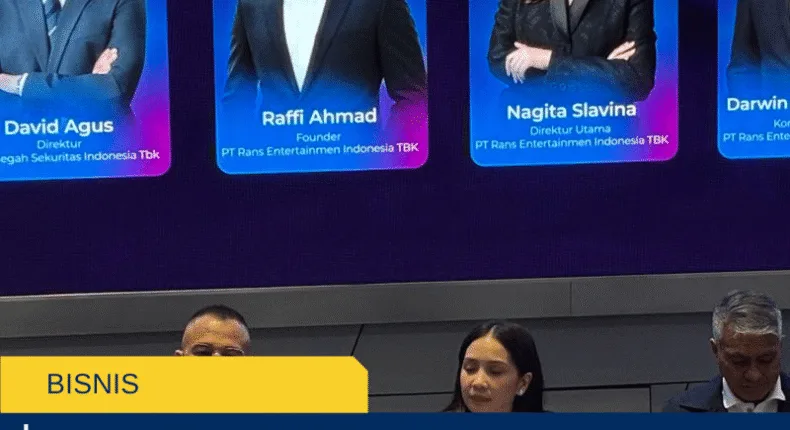 RANS Resmi Melantai di BEI, Saham Raffi Ahmad Langsung Melonjak di Hari Pertama