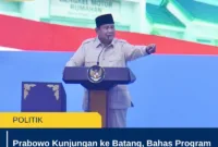 Prabowo Kunjungan ke Batang, Bahas Program Pemerintah dan Perkembangan Daerah