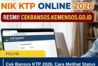 Cek Bansos KTP 2026, Cara Melihat Status Penerima Bantuan Kemensos