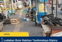 Ledakan Bom Rakitan Tasikmalaya Dipicu Cekcok PKL, Polisi Pastikan Bukan Aksi Teror