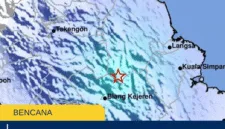 Gempa Hari Ini M5,5 Guncang Gayo Lues Aceh, Terasa hingga Medan