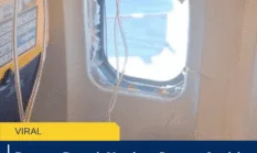 Pesawat Ryanair Mendarat Darurat, Jendela Kabin Lepas