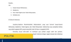 Surat Terbuka Jadi Sorotan, Ini Pengertian, Fungsi, dan Cara Membuatnya