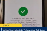 Validasi Kemnaker BSU Terbaru, Cara Cek Status Penerima dan Tahapan Pencairan Bantuan