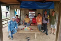 Polsek Pujananting meningkatkan upaya pencegahan kebakaran hutan dan lahan (Karhutla)