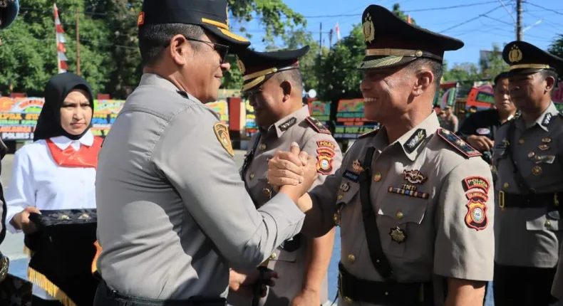 Sertijab Polres Barru, Kapolres Dorong Pelayanan kepada Masyarakat