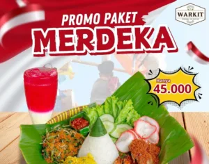 Daftar Promo Spesial Kemerdekaan Agustus 2026, Cocok untuk Nongkrong dan Makan Rame-Rame Inilah promo spesial Kemerdekaan 2026 dengan harga hemat yang tersedia untuk minuman, makanan, hingga paket keluarga. (Foto: Instagram @waroenk_kito)