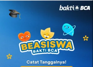 Beasiswa Bakti BCA 2027 Resmi Dibuka, Cek Syarat, Manfaat, dan Jadwal Pendaftarannya Pendaftaran Beasiswa Bakti BCA 2027 telah dibuka. Ketahui jadwal, benefit, persyaratan, dan informasi lengkap program beasiswa ini. (Foto: Instagram @goodlifebca)