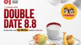 Daftar Promo Double Date Agustus 2026, Banyak Diskon Spesial 8.8 di HokBen hingga Burger King  ‎