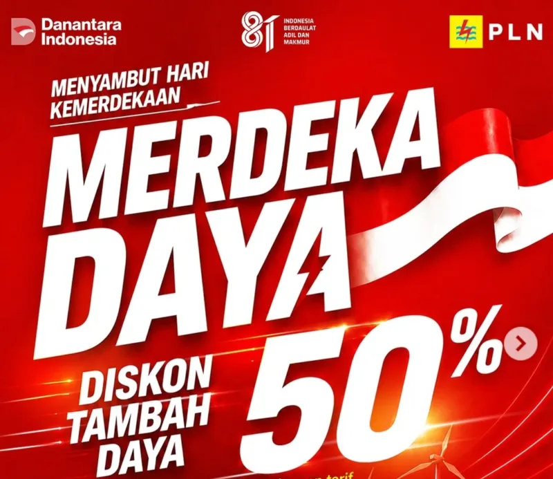 Berikut adalah promo tambah daya PLN Agustus 2026 berlaku 17–25 Agustus 2026 cara mengajukannya. (Foto: Instagram @plnmobile)