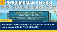 Hasil PPPK Sekolah Rakyat 2026 Sudah Keluar, Cek Nama dan Arti Kode P/L di SSCASN