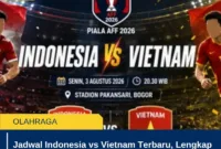Jadwal Indonesia vs Vietnam Terbaru, Lengkap dengan Jam Pertandingan dan Cara Nonton