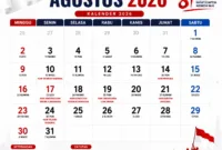 Kalender Agustus 2026 Lengkap, Tanggal Merah, Hari Libur, dan Hari Penting