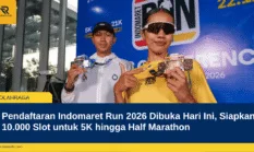 Pendaftaran Indomaret Run 2026 Dibuka Hari Ini, Siapkan 10.000 Slot untuk 5K hingga Half Marathon