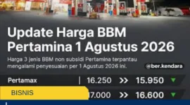 Harga Pertamax Hari Ini Terbaru, Cek Daftar Harga BBM Pertamina