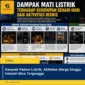 Dampak Padam Listrik, Aktivitas Warga hingga Industri Bisa Terganggu