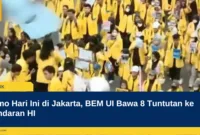 Demo Hari Ini di Jakarta, BEM UI Bawa 8 Tuntutan ke Bundaran HI